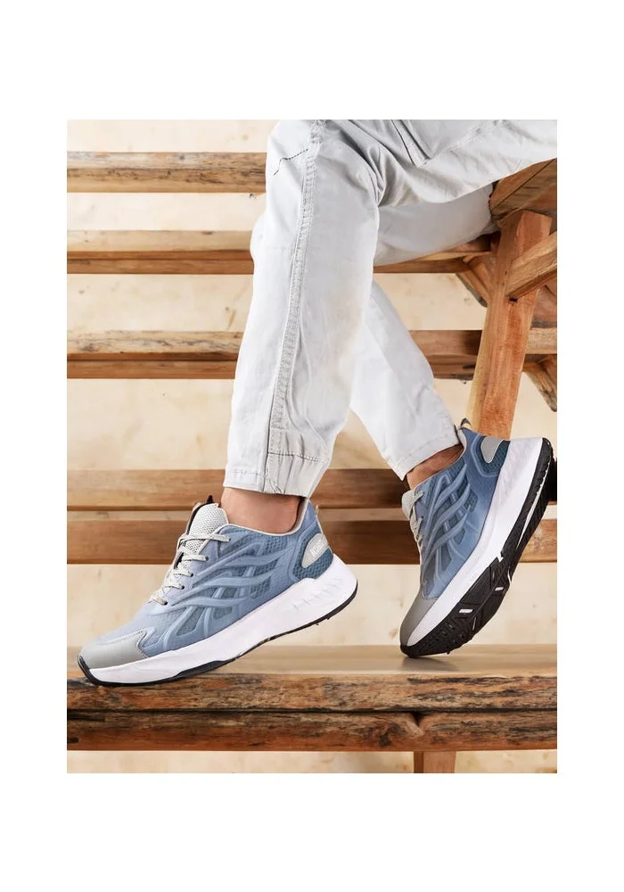 Bacca Bucci Grey HELIX Low-Top Casual Athleisure Shoes for Men | Best Price UAE